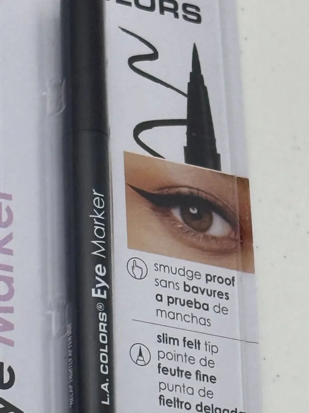 LA Colors Eye Marker Black Liquid Eyeliner New